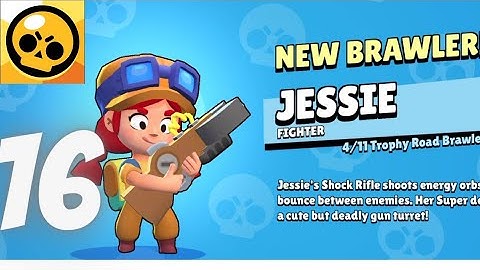 Brawl Stars : Mobile Gameplay Walkthrough Part 16 - Unlock Jessy Fighter (Android iOS)