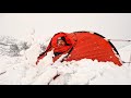 Winter Camping between Snow Storms. Solo Cold Tent Backpacking the Mountains of the North