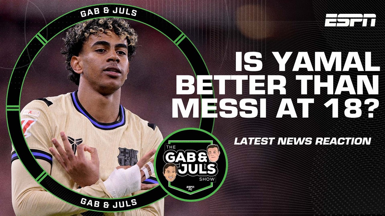 ‘YAMAL COULD BECOME A LEGEND!’ Is Lamine Yamal BETTER than Lionel Messi at 18-years-old? 🤔 | ESPN FC