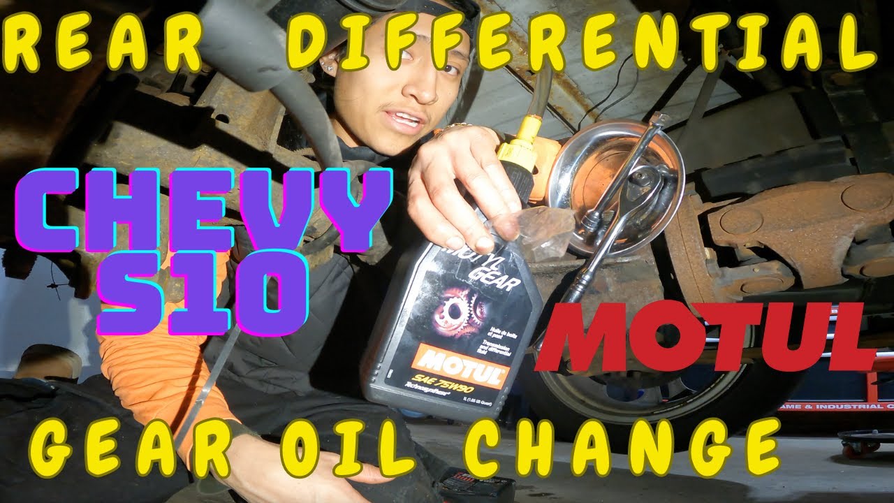 Changing The Rear Diff Fluid/Cover On My Chevy S10 - YouTube