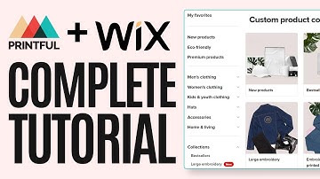How To Use Printful on Wix Website (2025) Complete Tutorial