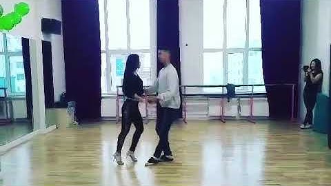 Dancing Salsa @Gunba with @Enji polarisdanceschool mongolia