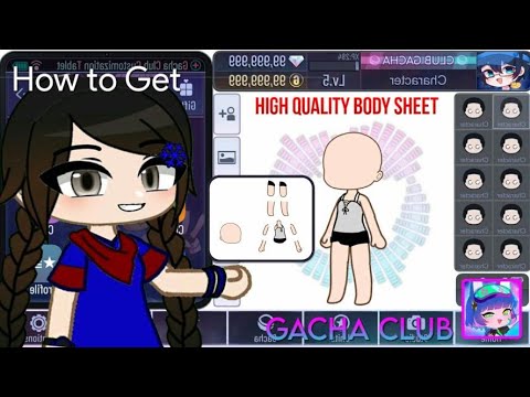 How to Get High Quality Body Parts in Gacha Club || Gacha Stu-Club