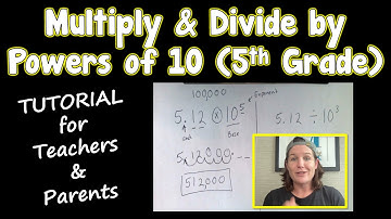 Multiply and Divide by Powers of 10 - SIMPLE [For PARENTS & TEACHERS]