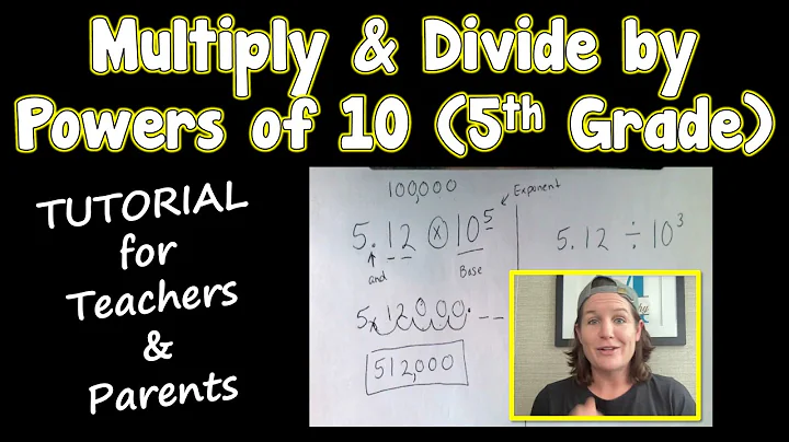 Multiply and Divide by Powers of 10 - SIMPLE [For PARENTS & TEACHERS]