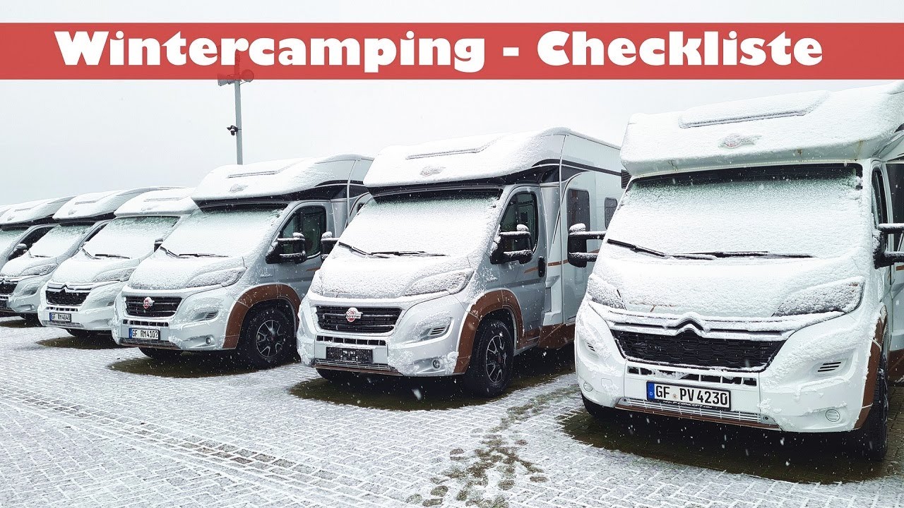 Wintercamping im Wohnmobil » Ratgeber & Checkliste