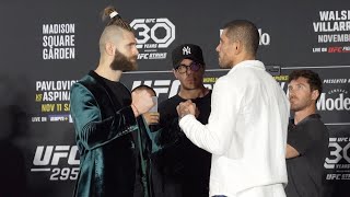 UFC 295 Alex Pereira vs Jiri Prochazka : le premier face à face