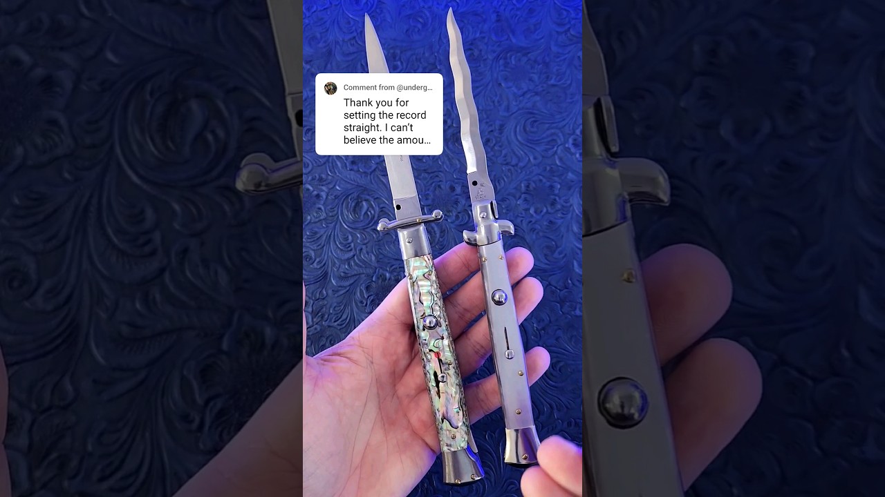 Интересный ФАКТ об итальянских ножах-стилетах 