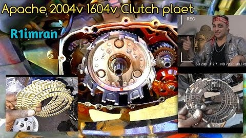 TVS Apache 200 4v Clutch plaet Open and Changing bike (R1imran)