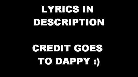 Dappy - No Regrets Lyrics