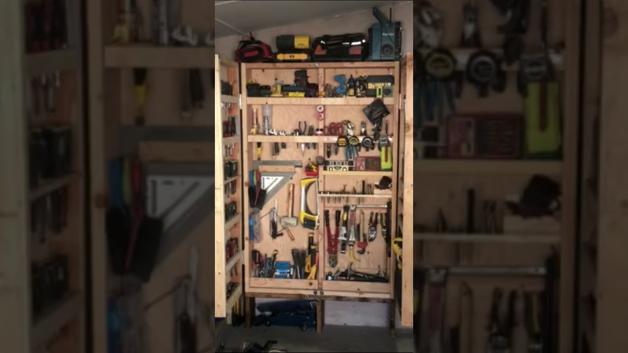 Make a Tool Cabinet // Quick and Easy style 