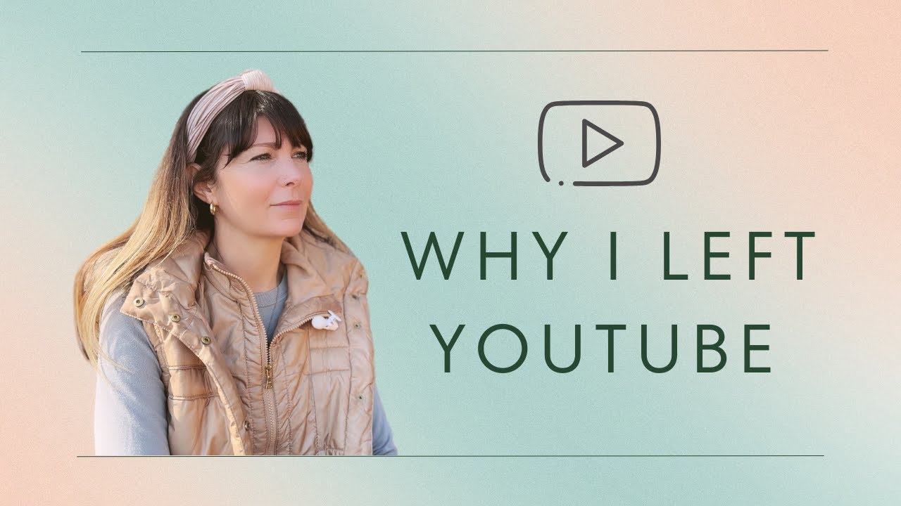 Why I Stopped Making YT Videos - YouTube