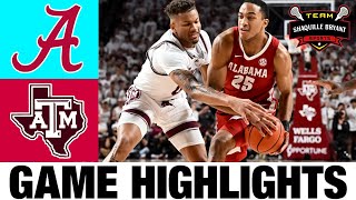 #15 Alabama vs Texas A&M Highlights | NCAA Men's Basketball | 2024 College Basketball