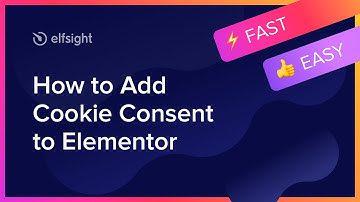 How to Add Cookie Consent Widget to Elementor