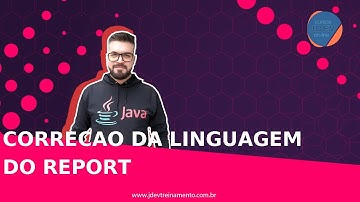 Correcao da linguagem do Report Formacao JasperReports JasperStudio na pratica