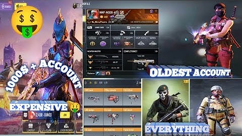 THE MOST EXPENSIVE ACCOUNT | 1000$ + Account in CALL OF DUTY MOBILE