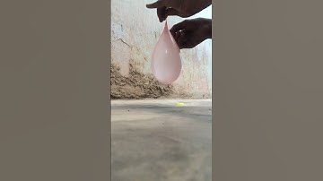 3 waters balloon 🎈 slow motion video #trending #viral #video #shorts