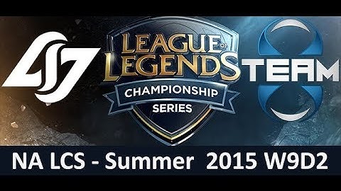 NA LCS Summer 2015 Week 9 Day 2 - Counter Logic Gaming vs Team 8 - CLG vs T8 W9D2