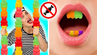 SNEAK FOOD INTO JAIL || How To Sneak Anything Anywhere! Cool Hacks And Edible DIY Ideas