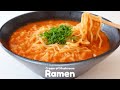 TikTok Viral Cream of Mushroom Soup Ramen Noodles