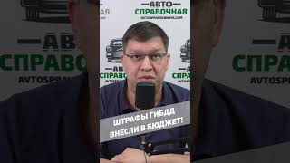 Штрафы ГИБДД заложили в бюджет 2026!