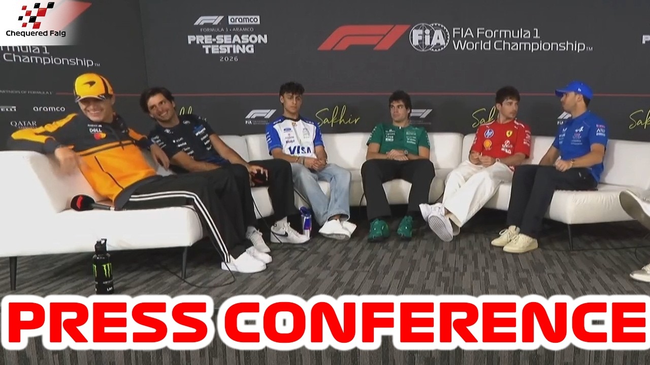 F1 Drivers Press Conference Day 2 of Bahrain Testing Week 2  F1 2026