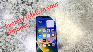 How to Factory Restore/Reset any Apple iPhone - Quick, to the point