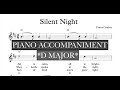 Silent Night Gruber D Major Piano Accompaniment And Vocal Guide Karaoke mp3