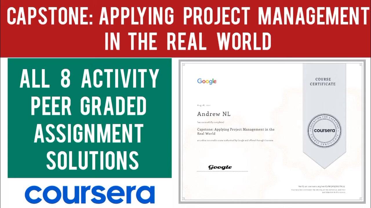 capstone project google project management