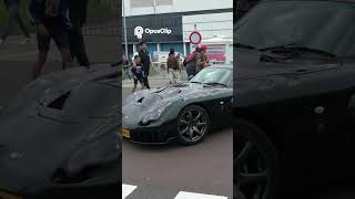 Epic Drifting Showdown  TVR Sagaris vs  Silvia S14!