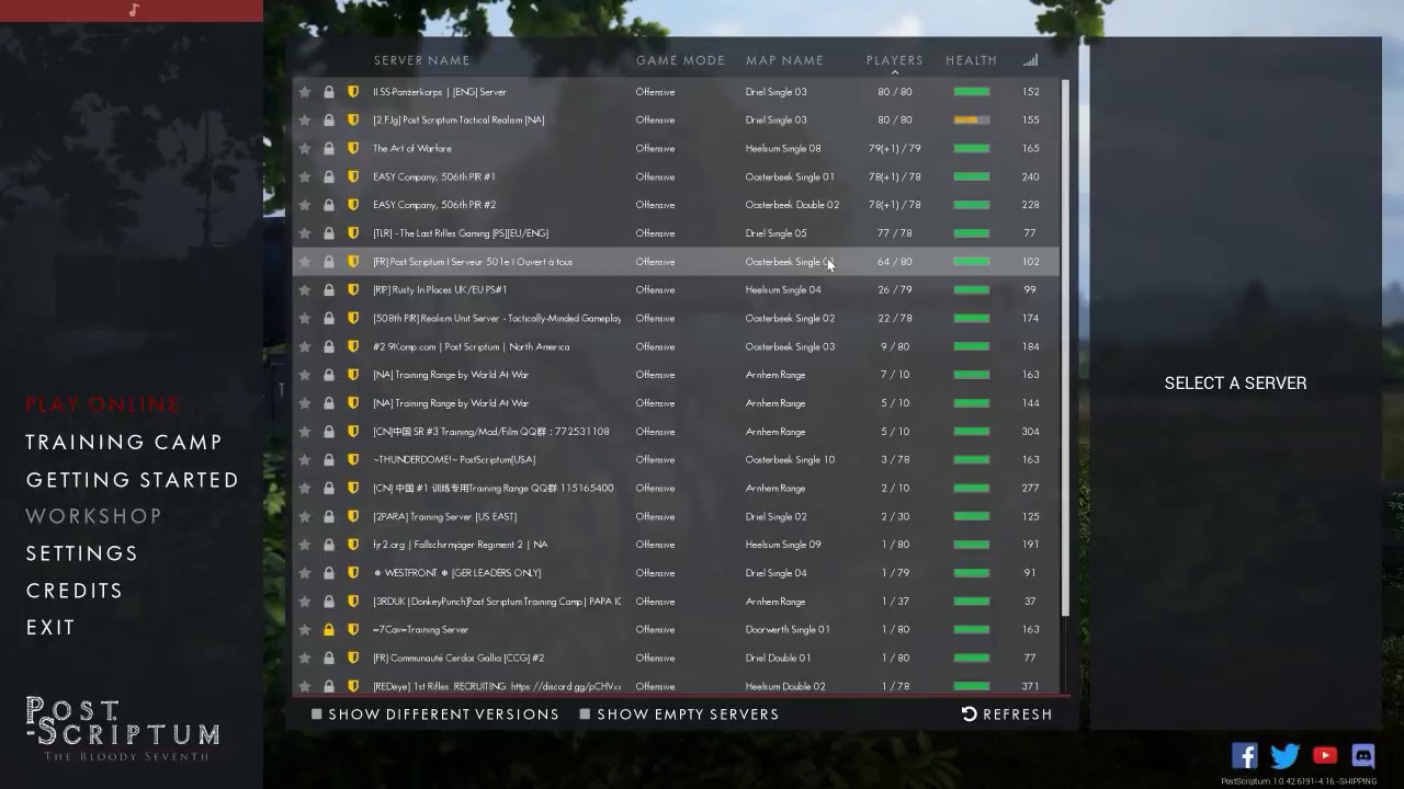 Post Scriptum Gameplay Live - YouTube