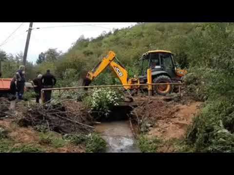 ოზურგეთში სტიქიის სალიკვიდაციო სამუშაოები მიმდინარეობს
