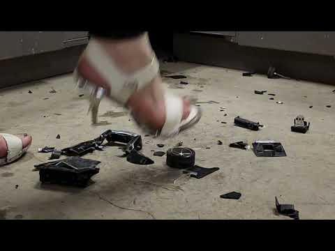 Misty crushes 70 Dodge Charger with her heels. #crushexperiment #fastandfurious #asmrcrush