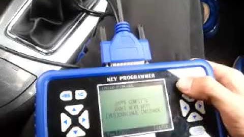 2004 Year Peugeot 407 Key Programming by Original SKP900
