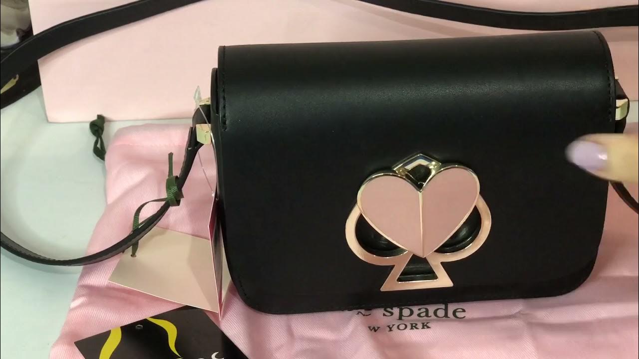 Kate Nicola twistlock small flap crossbody black - YouTube