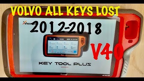 VOLVO V40 HOW TO MAKE A DEALER KEY (2012-2018) XHORSE KEY TOOL PLUS