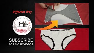 This Way I Used To Sew 100 Panties A Day For Money  No Need To Buy Underwear Anymore