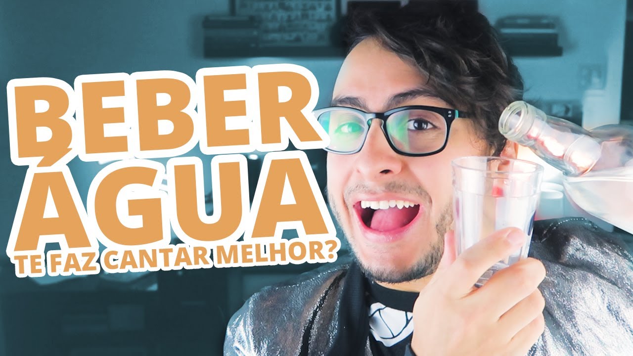 Tem um jeito certo de beber água pra quem CANTA!?