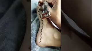 border feet mehndi design #shorts #shortsvideo #youtubeshorts