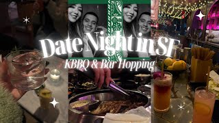 San Francisco Nights | grwm, yap sesh, KBBQ, bar hopping 🌉✨🍸