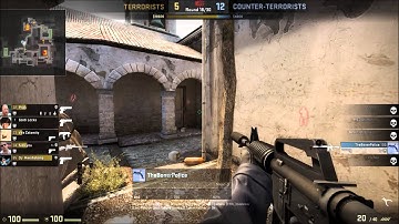 CSGO INSANE 1v5 Ace Clutch After Bomb Plant