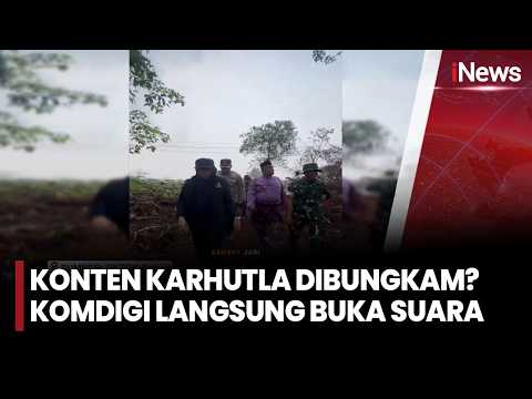 KOMDIGI BANTAH SENSOR KARHUTLA! Kok Video Bupati Siak Tanam Pohon Malah Dihapus? | iNews Malam