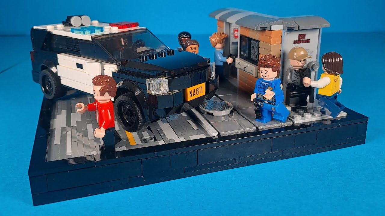 Lego Police Car build inspired by the Rookie - YouTube