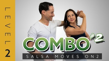 Turn Combo: Left into Right | Follow-Along Salsa On2 Partnering |  Practice To Counts & Music