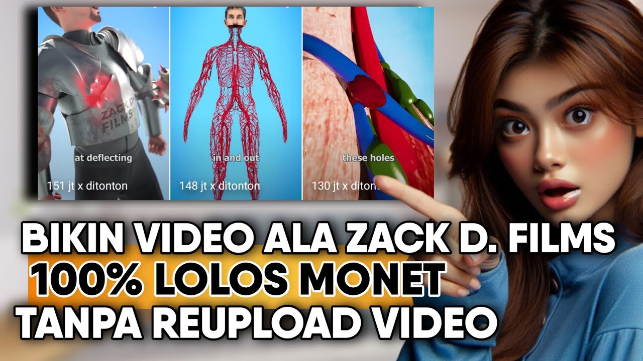 Gini Cara Bikin Video Ala Zack D. Films Pake AI Tanpa Reupload (100% Gratis) 