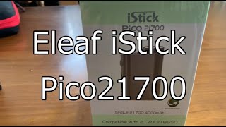 電子タバコ　Vape　Eleaf iStick Pico 21700 レビュー