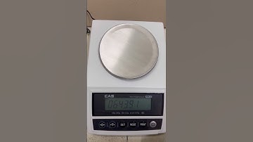 Hướng dẫn hiệu chỉnh lại cân điện tử CAS MW-II