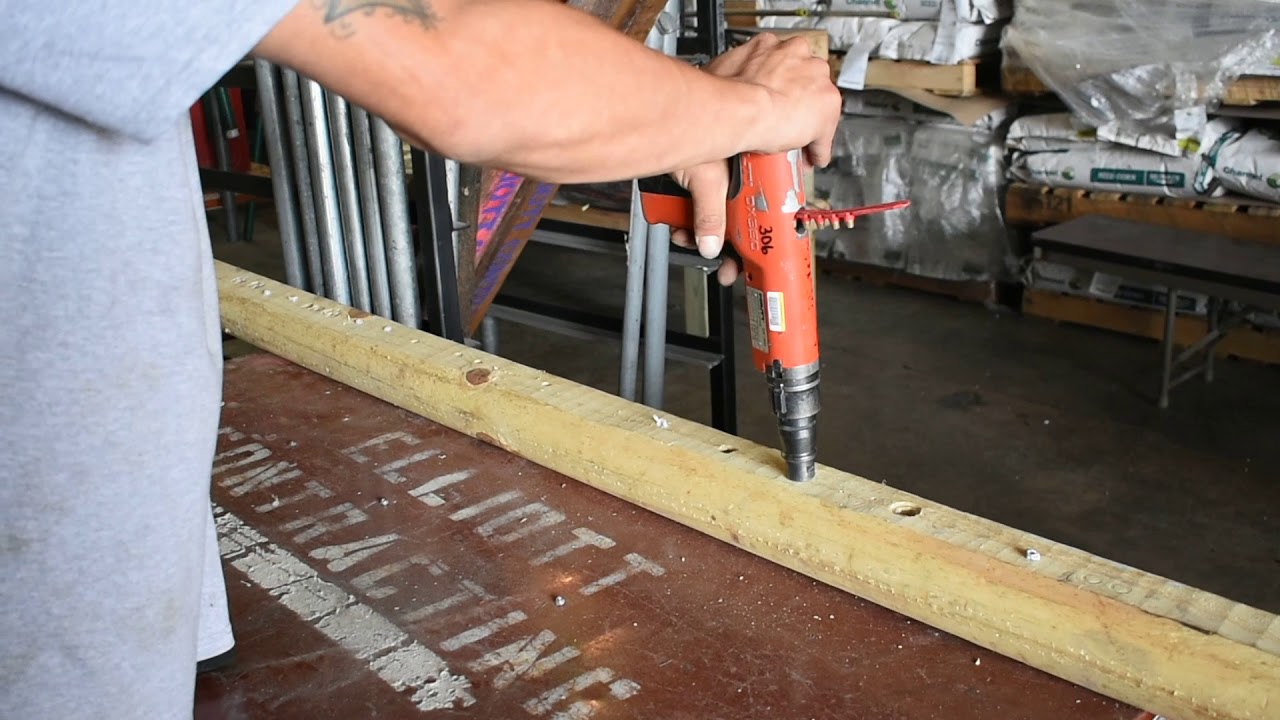 Hilti DX350 Fastener - YouTube