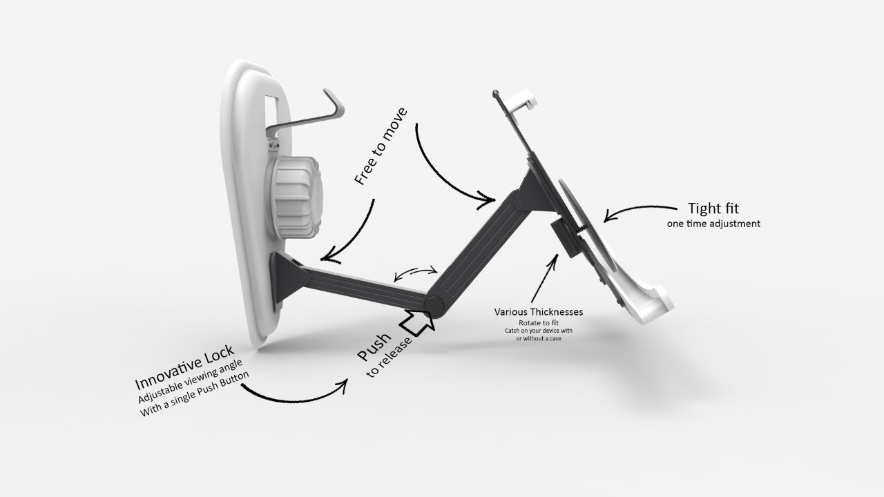Product Design & Product 3D animation [Innovative mount - Feel smart everywhere]