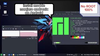 how to install Modded Manjaro from Andronix on Android 14 | No Root 100% | Thành Noji